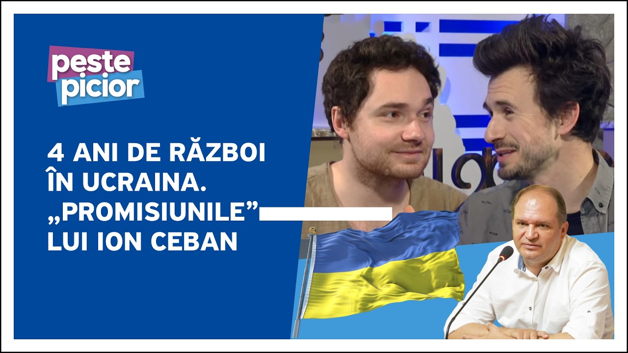 Peste Picior - 4 ani de război în Ucraina. „Promisiunile” lui Ion Ceban