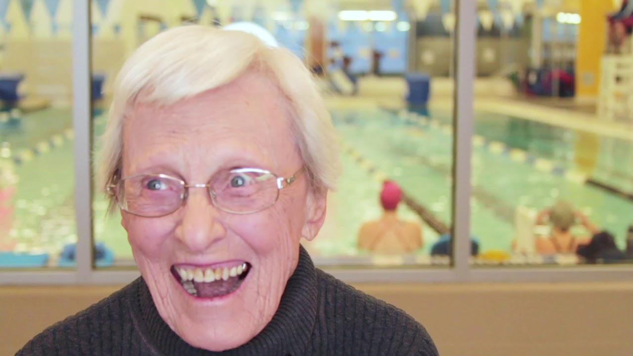 97-Year-Old Stays Young Exercising 3 times/week at the Y