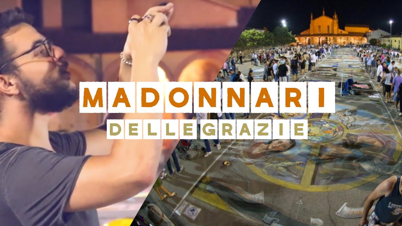 I madonnari delle Grazie (cotechino , lambrusco, madonarri e Dario) travel vlog stupido MANTOVA