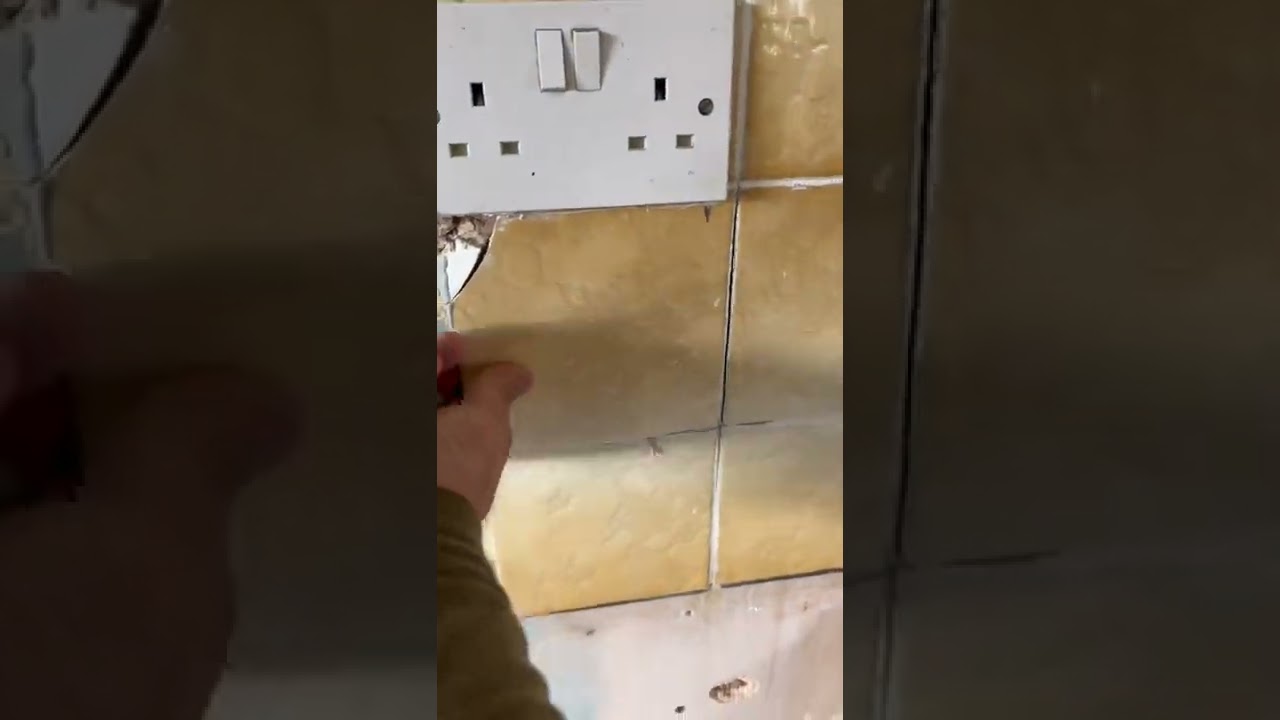 Replacing broken wall tile YouTube