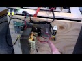 Indoor car amplifier using 12v battery charger
