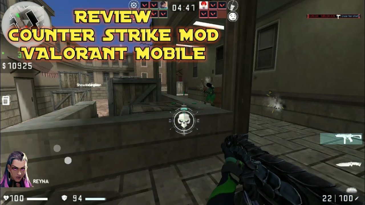 REVIEW VALORANT MOBILE🔥 COUNTER STRIKE 1.6 MOD VALORANT ANDROID⚡ YouTube