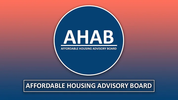 Affordable Housing Advisory Board - 09.13.21