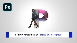 Letter Portrait Design Tutorial in Photoshop #photoshop
