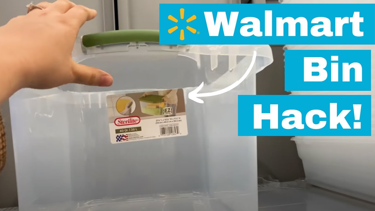 The GENIUS reason people are buying Walmart storage bins 