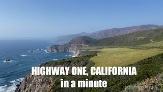 Highway 1 Highlights - in a minute