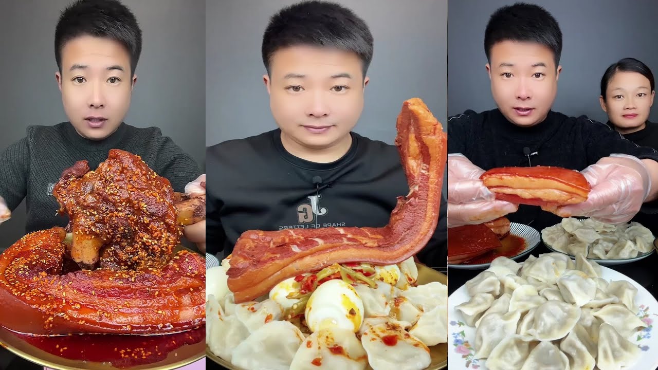 【  ASMR】【MUKBANG】紅燒肉 BRAISED PORK BELLY |  吃辛辣的中国菜 (Pork Belly) MUKBANG 먹방 | 食べる |  吃播 #21