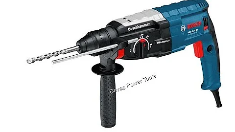 Unpacking / unboxing rotary hammer Bosch GBH 2-28 DV 0611267100