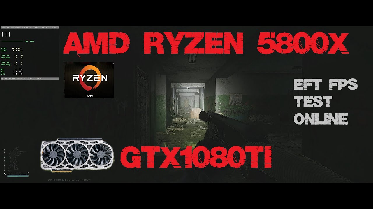 Escape From Tarkov AMD Ryzen 5800x Gtx1080ti FPS Test Online 4k VIDEO Escape from tarkov amd ryzen 5800x gtx1080ti fps test online 4k video