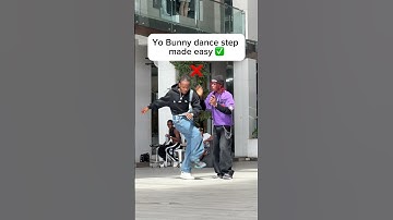 Yo Bunny dance step made easy 🔥✅ #dance #tutorial #fypyoutube #viralshort #shortsfyp