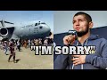 KHABIB APOLOGIZES FOR HURTING AFGHAN PEOPLE