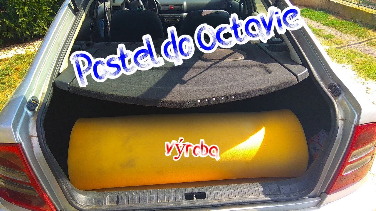 Sleeping in the car // Octavia priject n. 1 // bed making // Škoda Octavia  1//camping in the car - YouTube