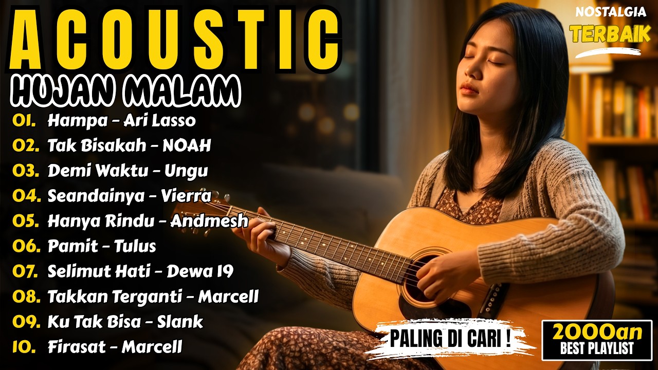 Cover Hampa, Tak Bisakah, Demi Waktu | Rainy Night Acoustic | Cover Nayra Acoustic