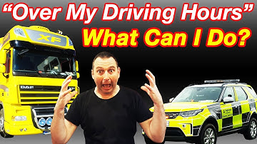 Truck tachograph Over your Driving Hours DVSA Requirements