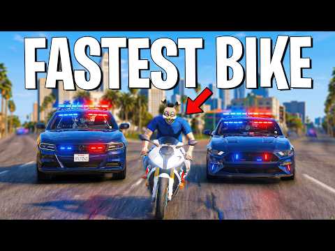 Trolling Cops with Fastest Bike in GTA 5 RP
