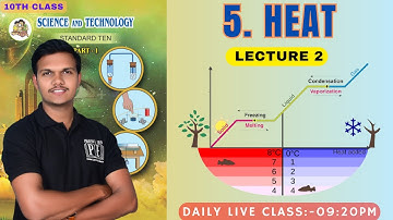 Lecture 2 | Heat | chapter 5 Science 1 10th Maharashtra board science #lantentheat