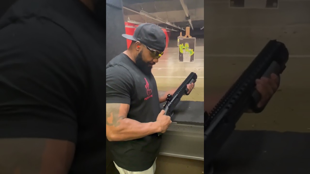 Mossberg 590 Shockwave with Black Aces Quad Rail