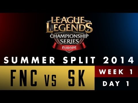 LCS EU Summer Split 2014 - Week 1 Day 1 - FNC vs SK