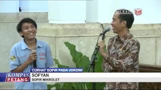 Curhatan Sopir pada Presiden Jokowi
