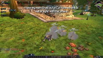 Druid Form Shifting Demonstration