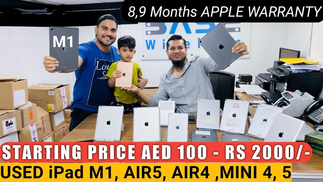 Cheapest USED Apple iPad in DUBAI iPad Pro M1 iPad Air 4 Air 5