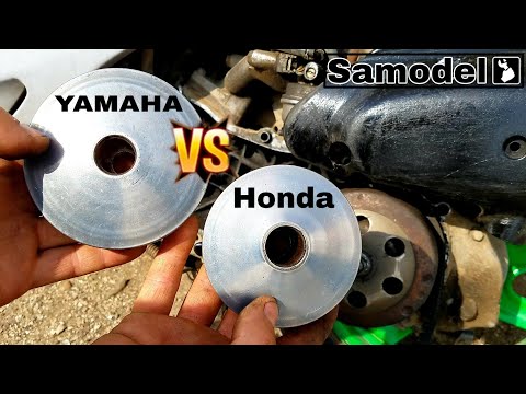 Тюнинг трансмиссии скутера Honda Dio ставлю вариатор от Yamaha и большой шкив