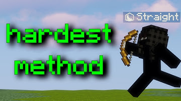 the hardest pvp method...