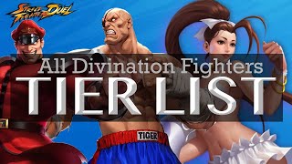 TIER LIST for all Divination Fighters! - Street Fighter Duel