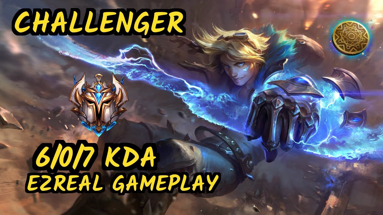 Praedyth (EZREAL) vs LUCIAN - 6/0/7 KDA BOTTOM ADC CHALLENGER GAMEPLAY ...