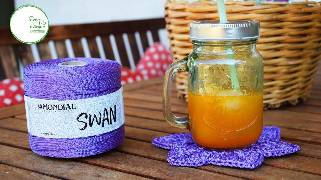 Tutorial - Sottobicchieri stella (Swan)