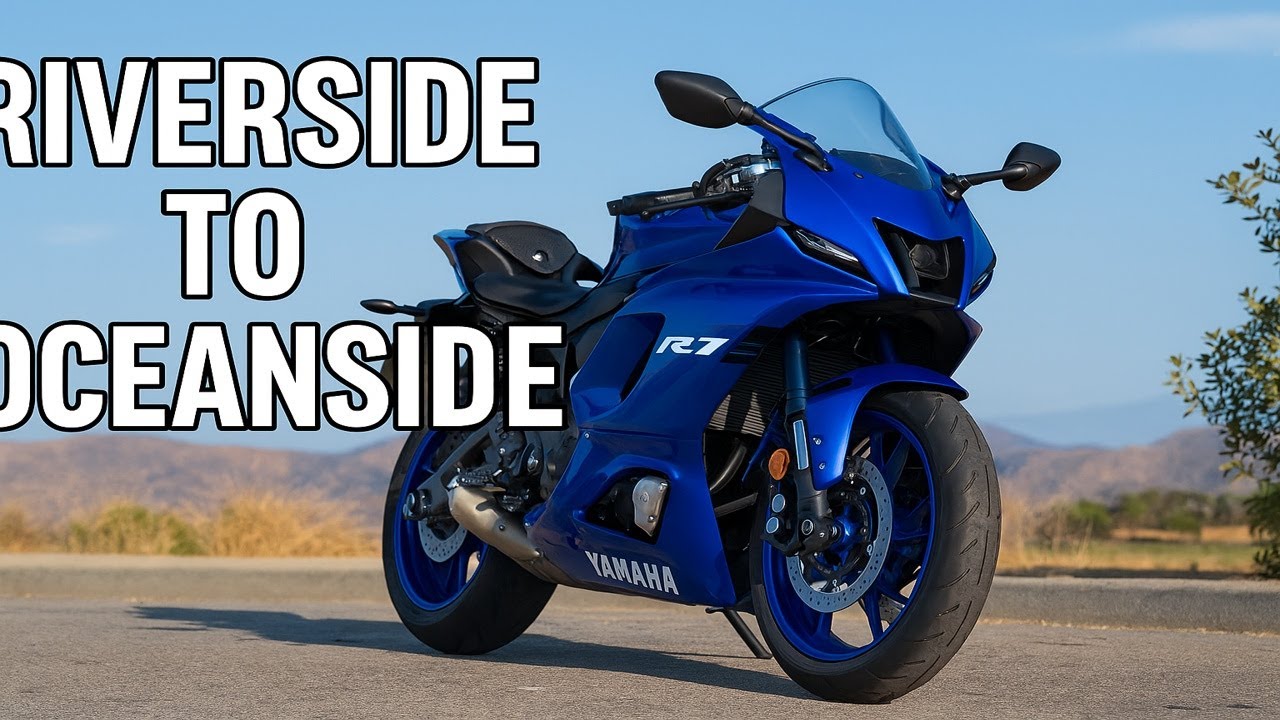 Riverside to Oceanside Ride for a Beer | Yamaha R7 Motovlog
