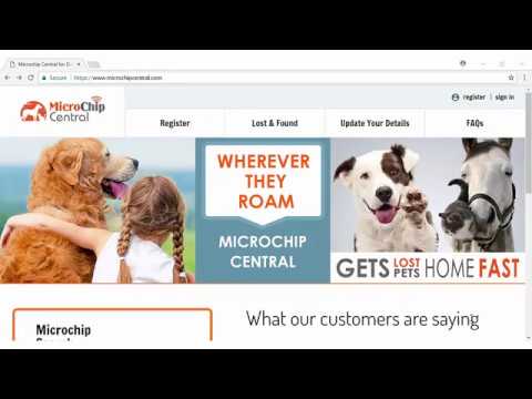 Microchip Central - Implanter Guide to Registering a Microchip