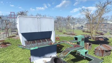 Fallout 4 Building - Conveyor Belt / Shooting Range / Cannon. MKII Prototype (PS4)