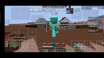 DESTROYING pc players in mobile |pojav launcher | touch controls 🍷