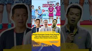 Download Lagu Kok Mbaknya jadi kesemsem ya dengan Bang Taufik ? #bulutangkis #taufikhidayat #badminton MP3