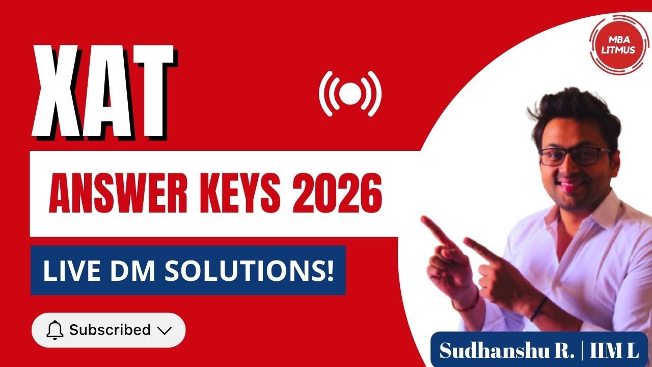 XAT Answer Keys | Live DM Solutions Explained | Score vs Percentile
