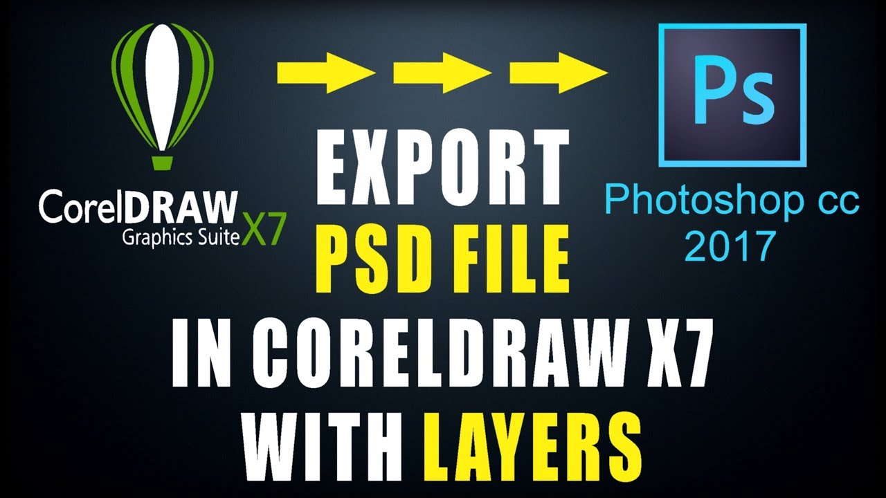 How to open a PSD file in CorelDRAW