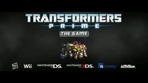 Transformers Prime - The Game [Wii U] Trailer (Activision, 2012)