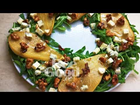 Супер Салат с Карамелизированной Грушей и Сыром Дор-Блю | Caramelized Pear and Dor Blue Cheese Salad