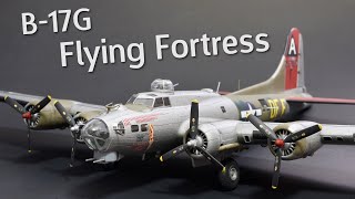 Building the Revell B17G Flying Fortress in 1/72 Scale  Plastic Model Kit Build & Review