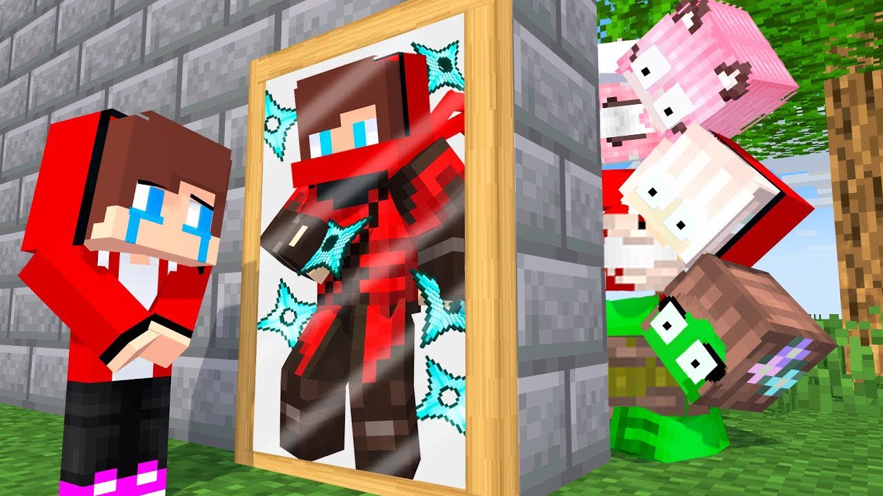 Maizen : Baby JJ Became OVERPOWERED NINJA - Minecraft Animation (JJ and Mikey)