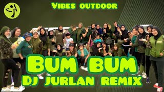 BumBum - DJ Jurlan Remix || Zumba Fitness || Dance workout || ZE Choreo || Vibes Outdoor