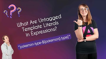 What are untagged template literals in expressions?