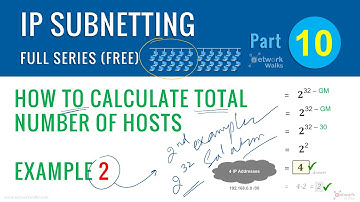 10. IP Subnetting Series - Part-10 (How to calculate no of hosts p2)