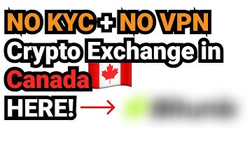 Best NO KYC Crypto Exchange in Canada 🇨🇦!
