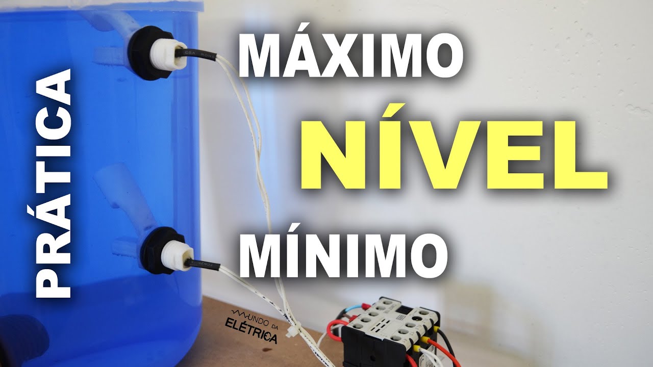 Sensor de nível de água com máximo e mínimo! Prática! YouTube Sensor de nível de água com máximo e mínimo! Prática! YouTube