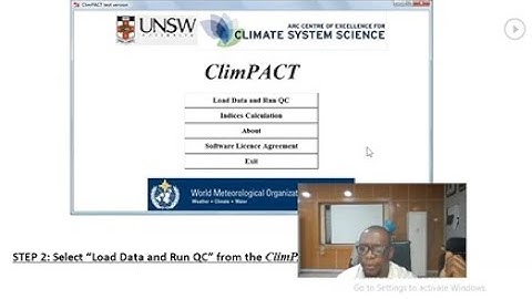 ClimPact Climate Software part2