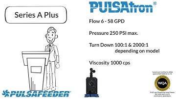 Pulsatron Series A Plus Features and Benefites