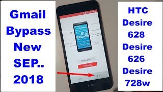 HTC Desire D628 D626 D728w Google Bypass frp reset  2018 NEW TRICK