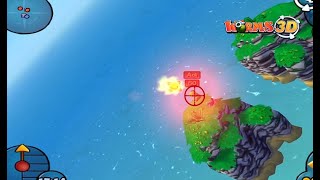 ONE WORM to own them ALL | 1 Player vs 4 3rd level AI | Worms 3D